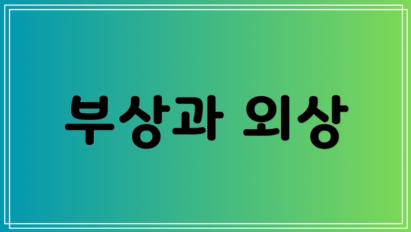 부상과 외상