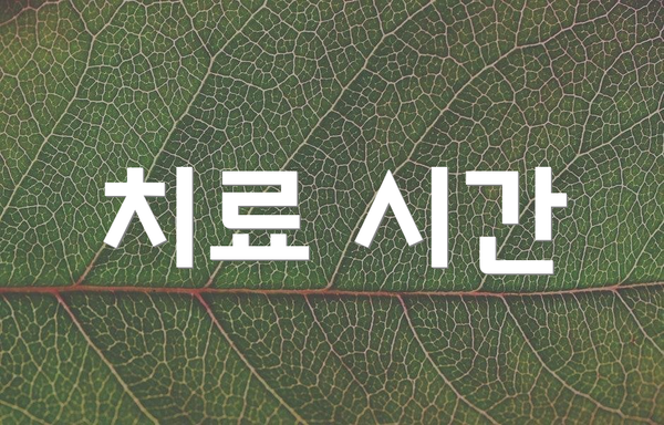 치료 시간