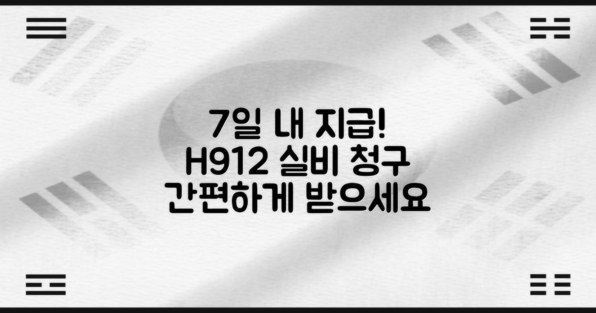 7일 이내 지급 가능성: 질병코드 H912 실비 청구, 빠르고 간편하게!